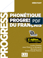 Phonétique Progressive Du Français A1