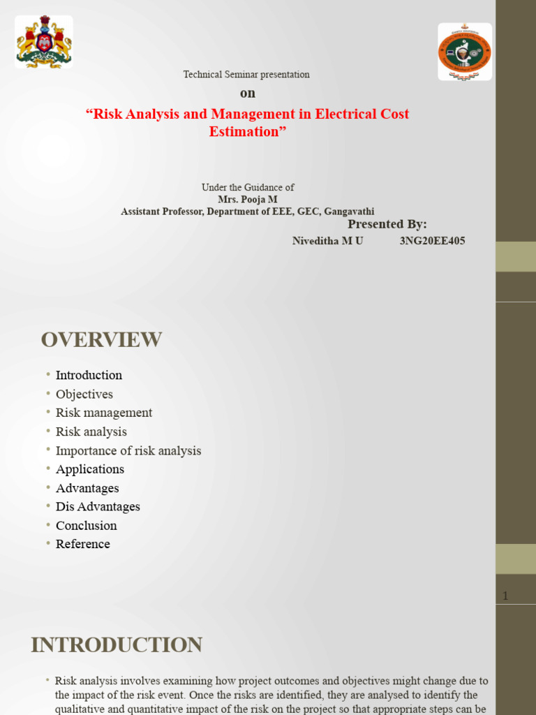 Risk Management in Electrical Projects | PDF | Risk | Risk Management