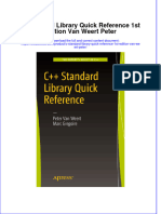 Textbook C Standard Library Quick Reference 1St Edition Van Weert Peter Ebook All Chapter PDF