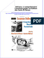 Ebffiledoc - 712download Textbook Cesarean Delivery A Comprehensive Illustrated Practical Guide 1St Edition Gian Carlo Di Renzo Ebook All Chapter PDF