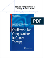 Download textbook Cardiovascular Complications In Cancer Therapy Antonio Russo ebook all chapter pdf 