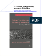 Textbook Citizens Activism and Solidarity Movements Birte Siim Ebook All Chapter PDF