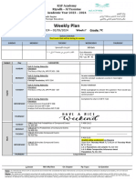 Weekly Plan GR7C