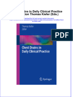 Textbook Chest Drains in Daily Clinical Practice 1St Edition Thomas Kiefer Eds Ebook All Chapter PDF