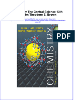 Textbook Chemistry The Central Science 13Th Edition Theodore E Brown 2 Ebook All Chapter PDF