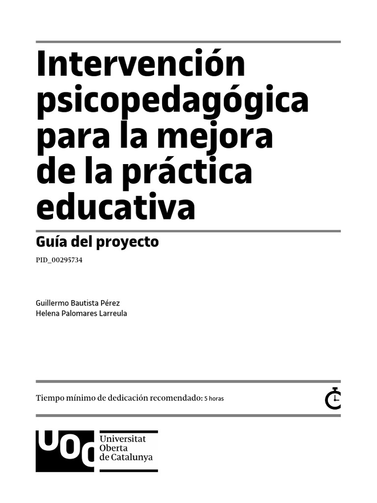 Guia Del Proyecto | PDF | Plan de estudios | Evaluación