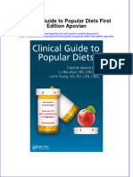 Download textbook Clinical Guide To Popular Diets First Edition Apovian ebook all chapter pdf 