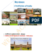 Major Centre Institutes of India - Static GK 2024