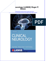 Download textbook Clinical Neurology Lange Roger P Simon ebook all chapter pdf 