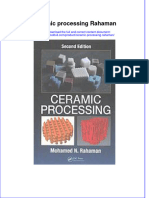 Textbook Ceramic Processing Rahaman Ebook All Chapter PDF
