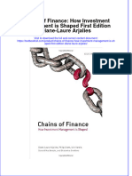 Download textbook Chains Of Finance How Investment Management Is Shaped First Edition Diane Laure Arjalies ebook all chapter pdf 