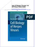 Textbook Cell Biology of Herpes Viruses 1St Edition Klaus Osterrieder Ebook All Chapter PDF