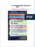 Textbook Co2 Reservoir Oil Miscibility Dayanand Saini Ebook All Chapter PDF