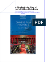 Download textbook Chinese Film Festivals Sites Of Translation 1St Edition Chris Berry ebook all chapter pdf 