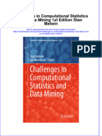 Download textbook Challenges In Computational Statistics And Data Mining 1St Edition Stan Matwin ebook all chapter pdf 