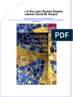 Textbook Christianity in The Later Roman Empire A Sourcdavid M Gwynn Ebook All Chapter PDF