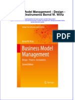 Download full chapter Business Model Management Design Process Instruments Bernd W Wirtz pdf docx