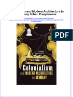 Download textbook Colonialism And Modern Architecture In Germany Itohan Osayimwese ebook all chapter pdf 