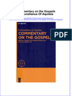 Textbook Commentary On The Gospels Fortunatianus of Aquileia Ebook All Chapter PDF