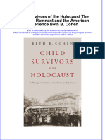Download textbook Child Survivors Of The Holocaust The Youngest Remnant And The American Experience Beth B Cohen ebook all chapter pdf 