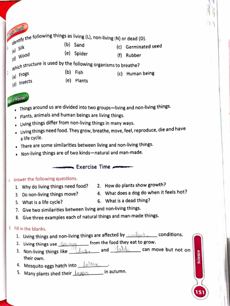 Grade 3 Evs Pdf Biology Organisms
