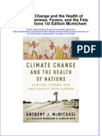 Textbook Climate Change and The Health of Nations Famines Fevers and The Fate of Populations 1St Edition Mcmichael Ebook All Chapter PDF