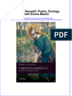 Download textbook Christina Rossetti Poetry Ecology Faith Emma Mason ebook all chapter pdf 