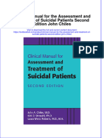 Download pdf Clinical Manual For The Assessment And Treatment Of Suicidal Patients Second Edition John Chiles ebook full chapter 