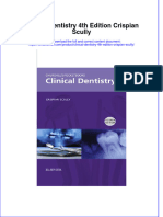 PDF Clinical Dentistry 4Th Edition Crispian Scully Ebook Full Chapter