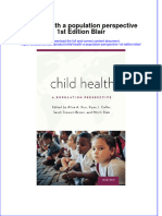 Download textbook Child Health A Population Perspective 1St Edition Blair ebook all chapter pdf 