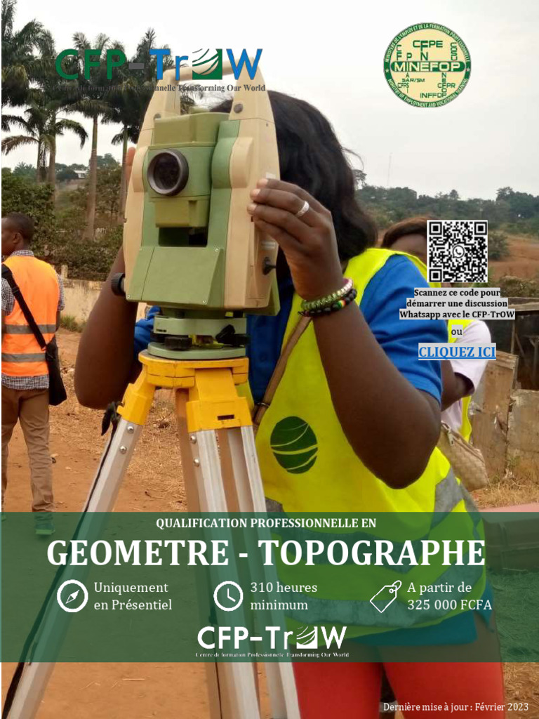 CFP TrOW FP GT 2023 2024 | PDF | Topographie | Système d'information ...