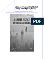 Download textbook Climate Justice And Human Rights 1St Edition Tracey Skillington Auth ebook all chapter pdf 