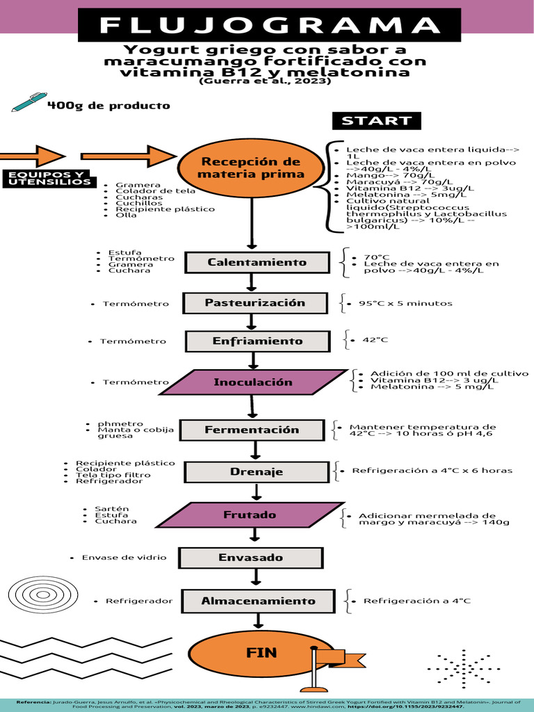 Proceso de Yogurt Griego Fortificado | PDF | Yogur | Productos lácteos