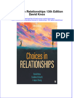 Download pdf Choices In Relationships 13Th Edition David Knox ebook full chapter 