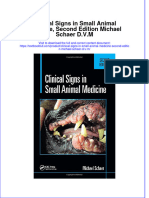 Download textbook Clinical Signs In Small Animal Medicine Second Edition Michael Schaer D V M ebook all chapter pdf 
