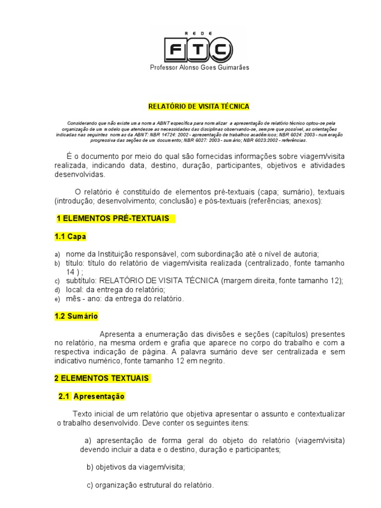 Carta De Visita Tecnica - r Carta De