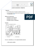 Prova-3 ano-GEOGRAFIA