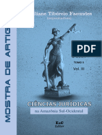 FAGUNDES, Williane Tiburcio  (Org.).  Ciências Jurídicas na Amazônia Sul-Ocidental: mostra de artigos / Williane Tiburcio Fagundes (organizadora). – 1. ed. –  Rio Branco: EAC Editor, Edição dos autores, 2024.           206 p.; il. 14,8x21 cm. Tomo III; Vol. 3. (E-Book)  ISBN: 978-65-01-02367-0
