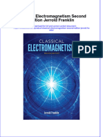 Download textbook Classical Electromagnetism Second Edition Jerrold Franklin ebook all chapter pdf 