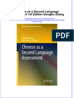 Textbook Chinese As A Second Language Assessment 1St Edition Dongbo Zhang Ebook All Chapter PDF