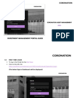 Coronation Asset Management Customer Online Portal Guide