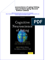 Download textbook Cognitive Neuroscience Of Aging Linking Cognitive And Cerebral Aging Second Edition Cabeza ebook all chapter pdf 