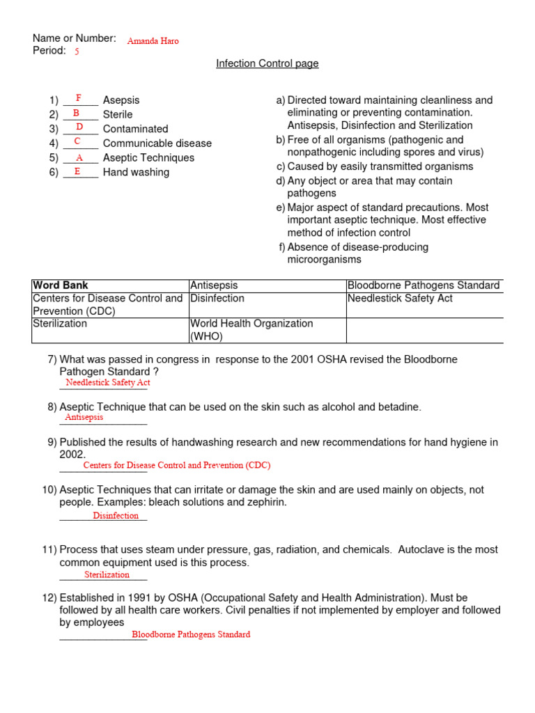 Breaking the Chain of Infection | PDF | Hand Washing | Infection