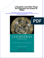 Download textbook Cleopatra S Daughter And Other Royal Women Of The Augustan Era Duane W Roller ebook all chapter pdf 
