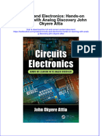 Textbook Circuits and Electronics Hands On Learning With Analog Discovery John Okyere Attia Ebook All Chapter PDF