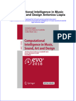 Textbook Computational Intelligence in Music Sound Art and Design Antonios Liapis Ebook All Chapter PDF