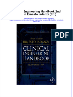 PDF Clinical Engineering Handbook 2Nd Edition Ernesto Iadanza Ed Ebook Full Chapter