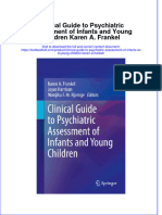 PDF Clinical Guide To Psychiatric Assessment of Infants and Young Children Karen A Frankel Ebook Full Chapter