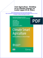 Download textbook Climate Smart Agriculture Building Resilience To Climate Change 1St Edition Leslie Lipper Et Al Eds ebook all chapter pdf 