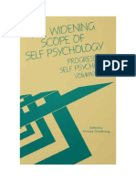 Progress in Self Psychology, V. 9 The Widening Scope of Self Psychology (Arnold I. Goldberg)